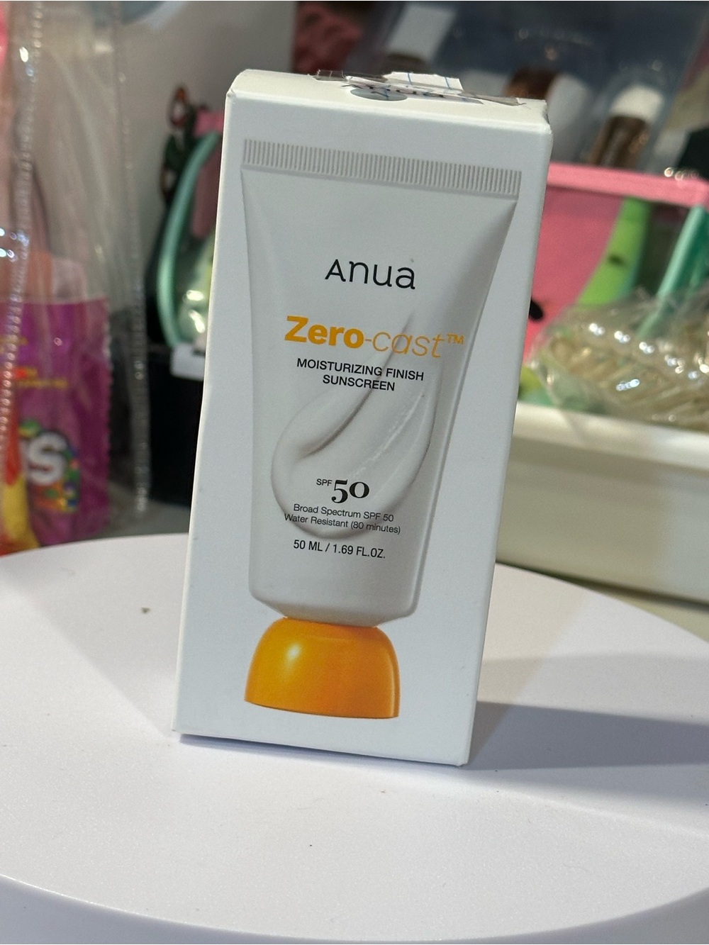Anua Zero-cast SPF 50 Moisturizing Sunscreen –